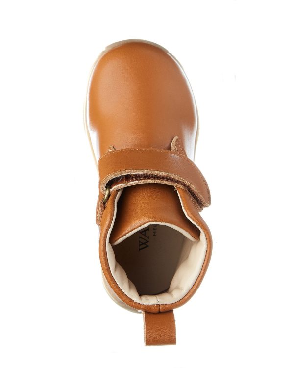 Walnut Rover Leather Strap Boot - Tan For Discount