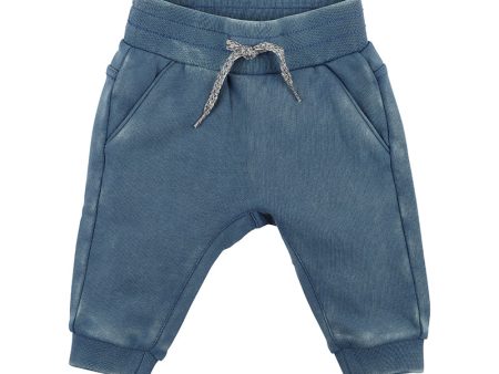 Bebe Blair Track Pants - Washed Blue (Size 000-5) Cheap