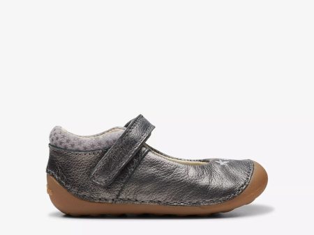 Clarks 26175372 Tiny Cosmo T Gun Metal Cheap