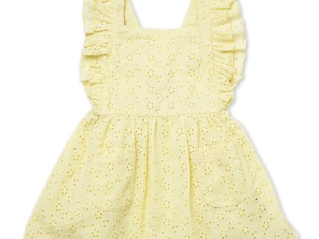 Walnut Helena Patch Dress in Yellow Online Hot Sale