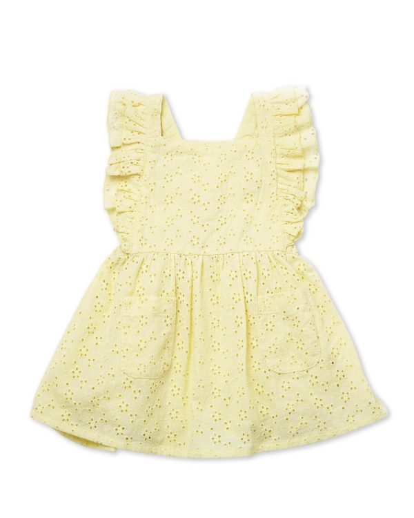 Walnut Helena Patch Dress in Yellow Online Hot Sale