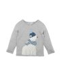 Bebe Blair Polar Bear Tee - Blue Grey (Size 000-5) For Discount