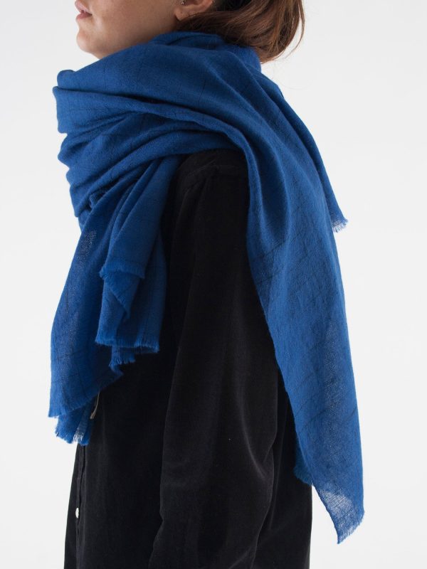 Milimeter scarf, blue Online