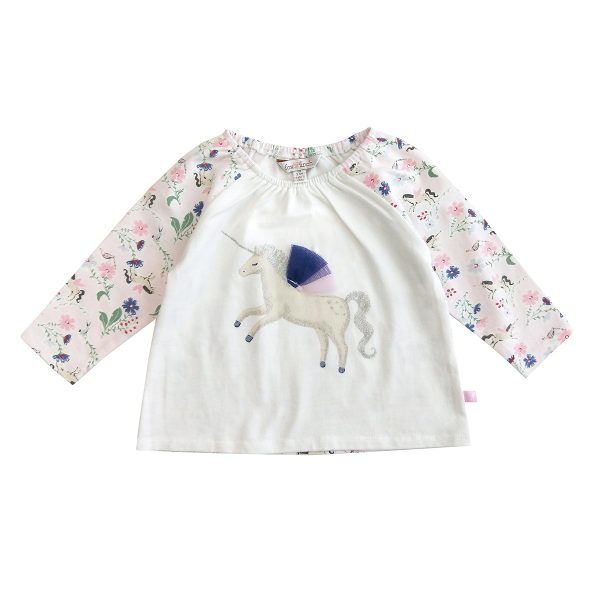 Fox & Finch Whimsical Unicorn Top on Sale