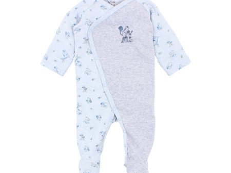 Bebe Alfie Wrap Romper in Alfie Print (Size PREM-6M) Supply