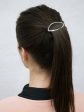 Alva hair-clip, silver Online Sale