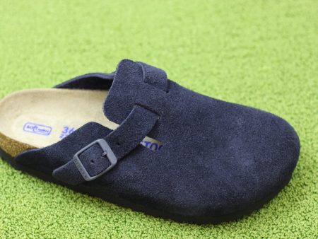 Women s Boston Clog - Midnight Suede Hot on Sale