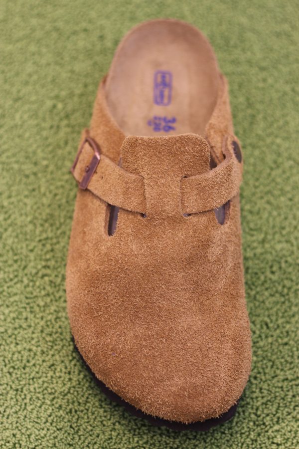 Women s Boston Clog - Mink Suede Online