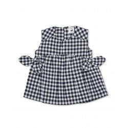 Walnut HARRIET BOW TOP NAVY GINGHAM For Discount