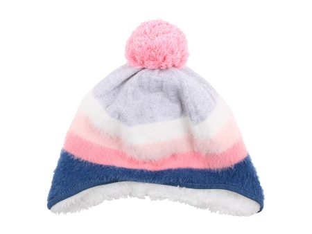 Bebe Harper Knit Beanie (Size 3M-3Y) Discount