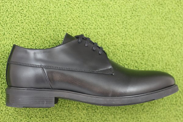 Mens Linea Derby Oxford - Black Leather Online now