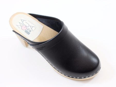 Women s Stockholm Clog - Black Leather For Discount