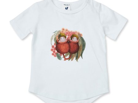 Walnut + May Gibbs Frankie Tee - Gumnuts (Size 000 - 4) Fashion