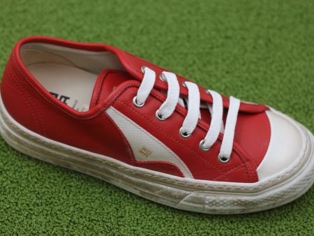 Women s 2401A Sneaker - Red Leather Supply