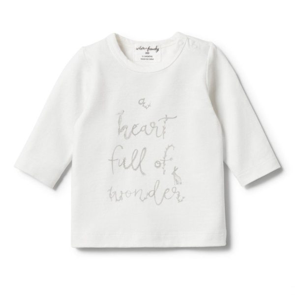 Wilson & Frenchy Organic Heart Full of Wonder L S Top Online