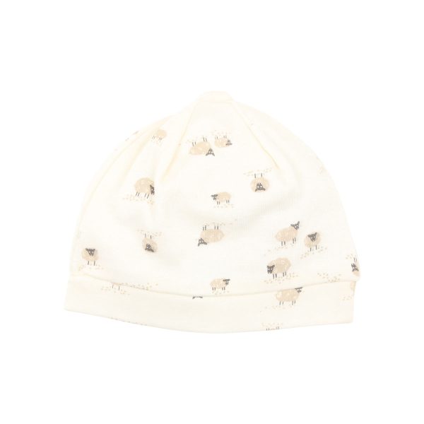 Bebe Sheep Beanie in Sheep Print (Size PREM-9M) Fashion