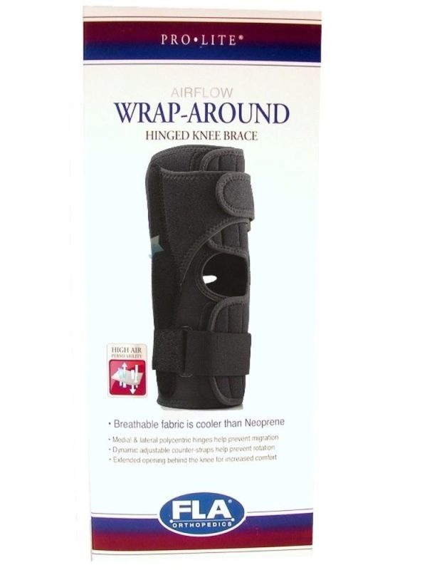 PRO•LITE AIRFLOW WRAP-AROUND HINGED KNEE BRACE Online Sale