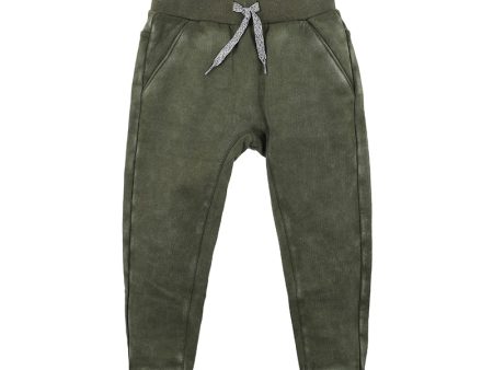 Bebe Scout Track Pants - Washed Khaki (Size 3-5) Online now