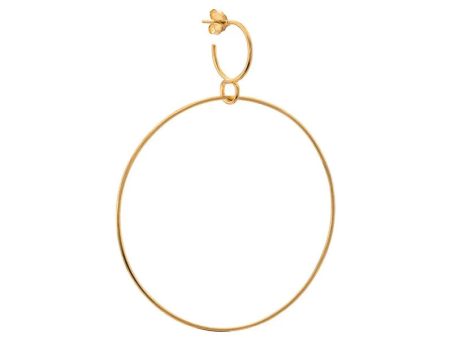 Lily hoop gold large For Discount