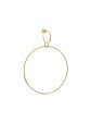 Lily hoop gold large For Discount