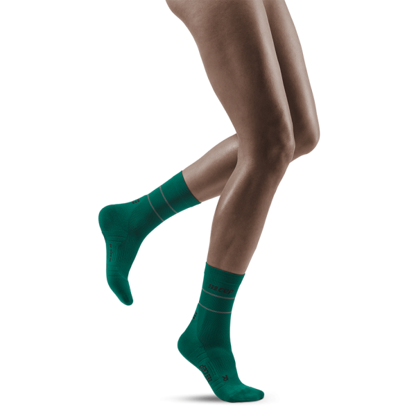 Reflective Mid Cut Compression Socks, Women Online