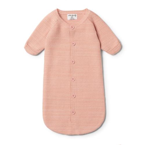 Wilson & Frenchy Strawberry & Cream Knitted Cocoon Sleeper Fashion