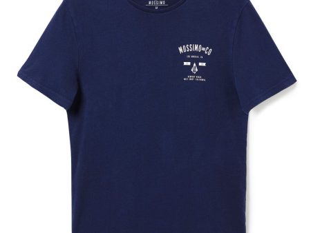 Mossimo Boys Laighton Crew Tee - Dark Night on Sale