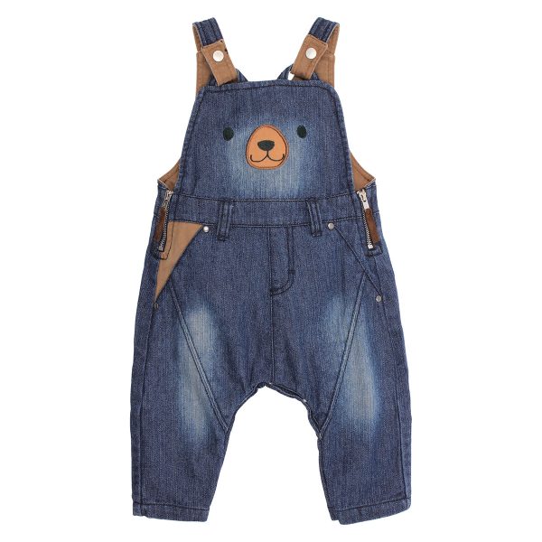 Bebe Oskar Bear Overalls- Denim Online