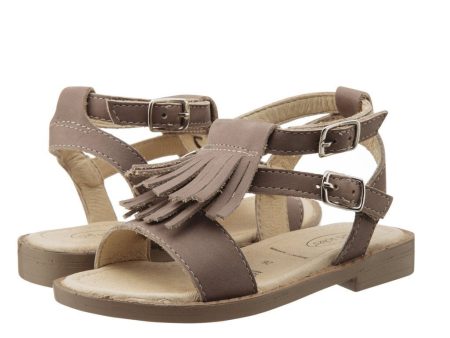 Old Soles Stylin Fringe Summer Sandal in Distressed coffee on Sale