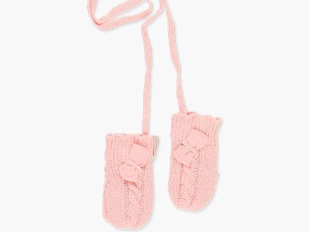 Boboli Knitwear Gloves for Baby Girl in Pink (Size 6M - 6Y) Sale