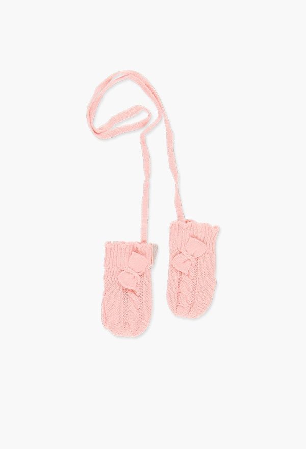 Boboli Knitwear Gloves for Baby Girl in Pink (Size 6M - 6Y) Sale