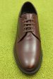 Mens Linea Derby Oxford - Brown Leather Discount