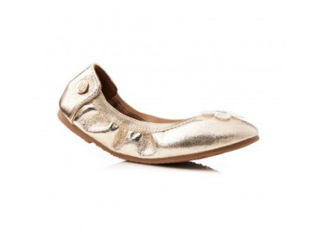 Walnut Catie Daisy Ballet Gold on Sale