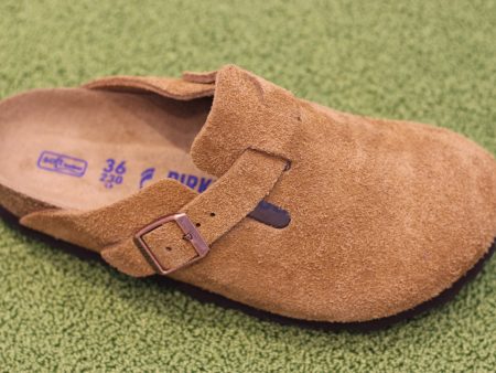 Women s Boston Clog - Mink Suede Online