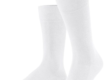 Falke 14657 Family Sock 2000 White For Sale