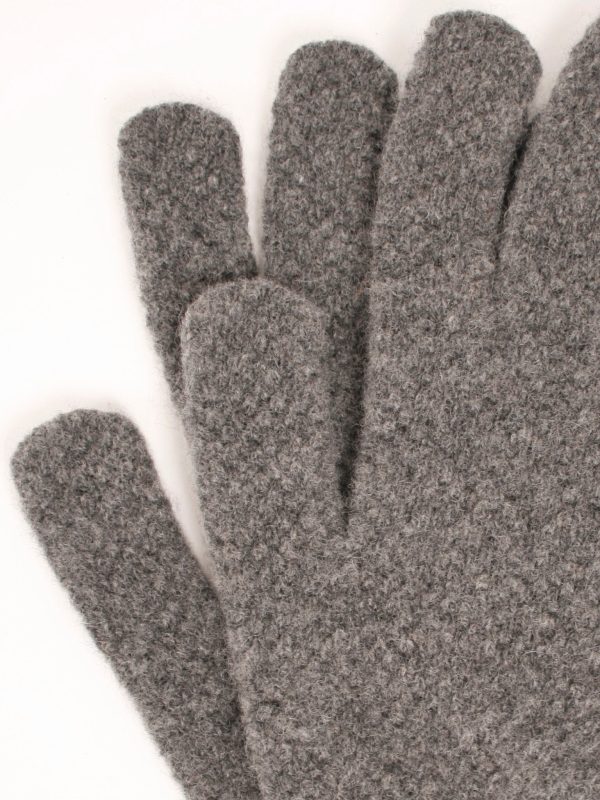 Herbie gloves, grey melange Hot on Sale