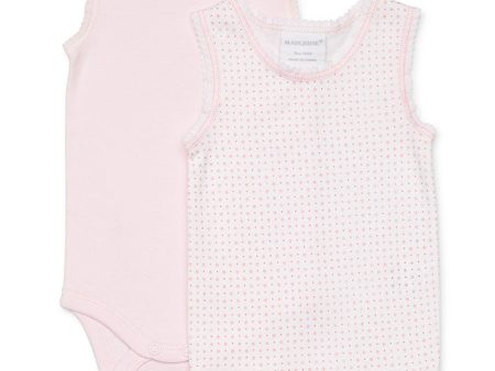 Marquise Spotty 2 Pack Girls Bodysinglet For Discount