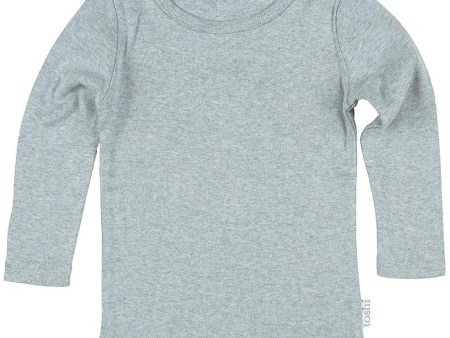 Toshi Dreamtime Organic L S Tee in Ice (Size 00-2) Fashion