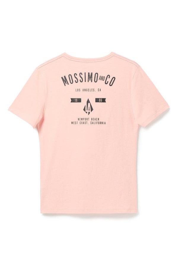 Mossimo Boys Queenscliff Crew Tee - Peach Cheap