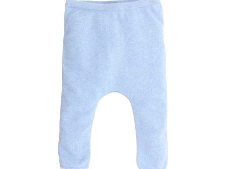 Bebe Louis Knit Leggings in Pale Blue Supply