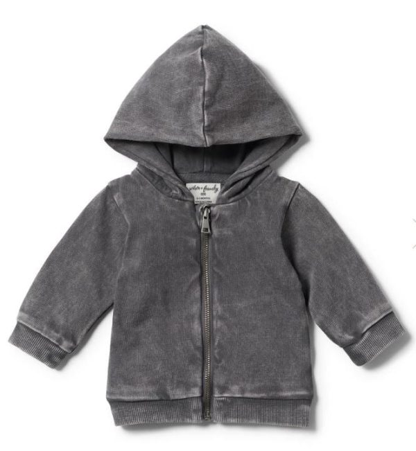 Wilson & Frenchy Hooded Jacket- Ash Washed Online