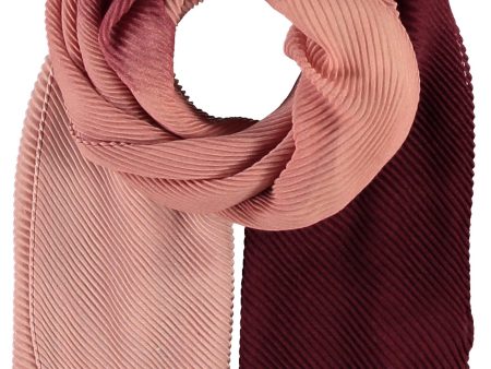 Fraas 625490 400 Rose Berry Pleated Tonal Wrap Hot on Sale