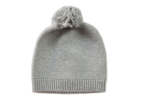 Beanstork Grey Beanie (Size NB-12M) Cheap