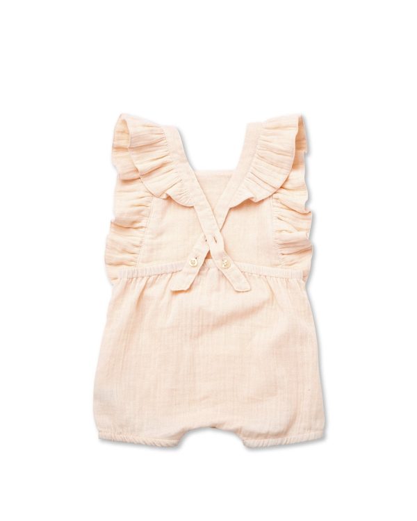 Walnut Ginnie Summer Romper in Blush Sale