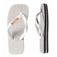 Damien Hall Flip Flops - White (Size 8-1) For Sale