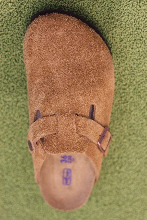 Women s Boston Clog - Mink Suede Online