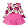 Rock Your Kid Luna L S Circus Dress - Floral (Size 2-7) Online now