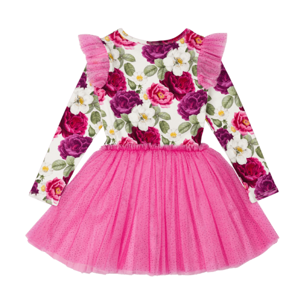 Rock Your Kid Luna L S Circus Dress - Floral (Size 2-7) Online now