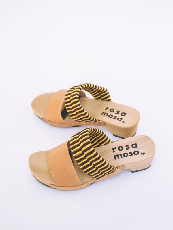 Mago sandals, yellow coffee Discount