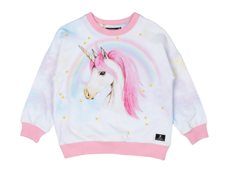 Rock Your Kid Pink Unicorn Sweatshirt - Multi (Size 2-7) Online Sale